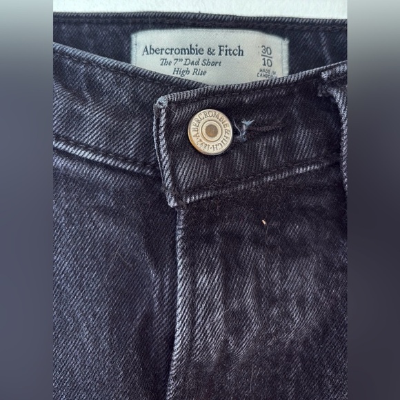 Abercrombie & Fitch High Rise Dad Short , sz 30/10 - Picture 8 of 11